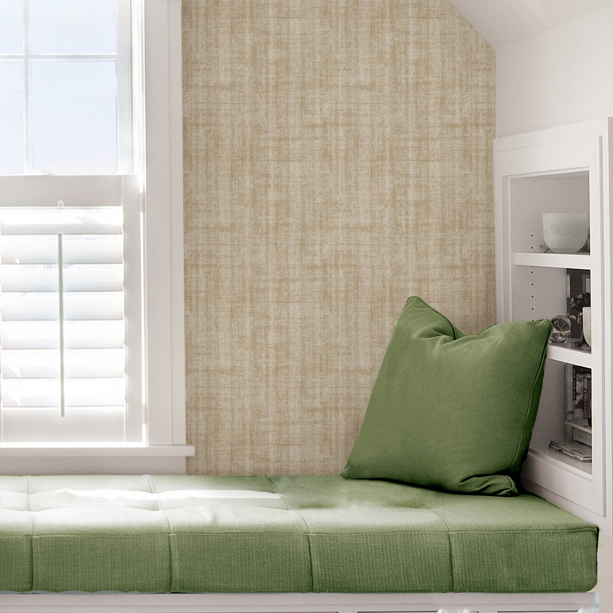 InHome Aurum Linen Peel & Stick Wallpaper
